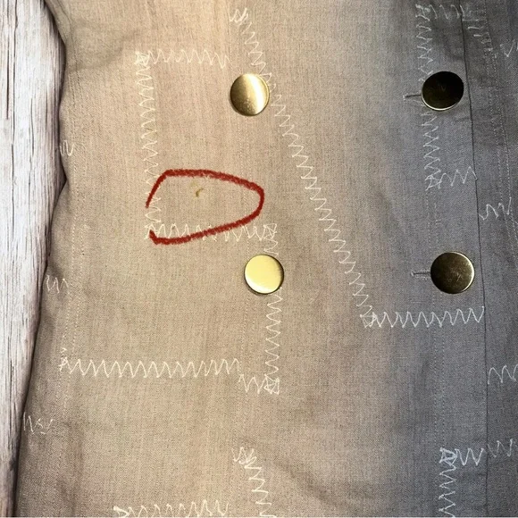 Vintage PATRICK KELLY Women’s 100% Linen Beige Jacket ~ Size 38 ~ MUSEUM WORTHY